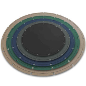 Runde Abdeckplane nach Maß